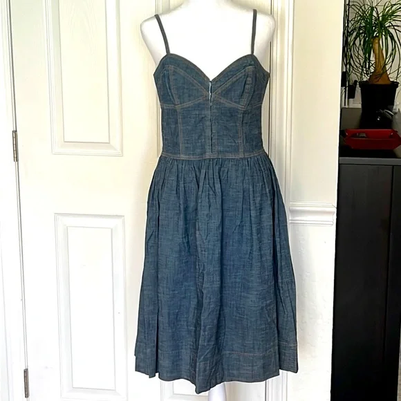 white christmas dresses Suntan Chambray Dress main image 1